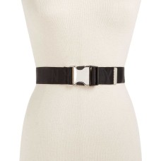DKNY Women's Seat Belt-Buckle Logo Belt