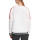  Women's Sport Colorblocked Varsity-Stripe Pullover Blouse Tops