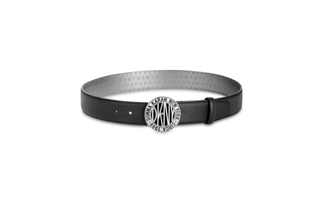  Women's Subway Token Logo-Buckle Belt