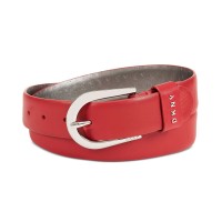 DKNY Women's With Metal Logo Letters Belt