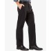  Men’s Big and Tall Classic Fit Easy Pants (Black/Stretch, 36W x 38L)
