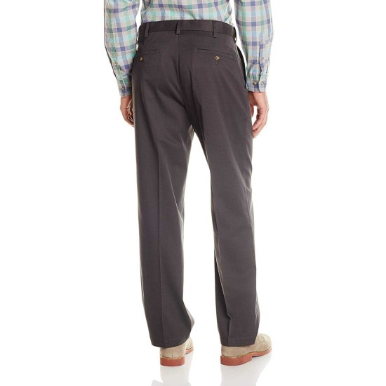  Men’s Comfort Relaxed Pleated Everday Pants