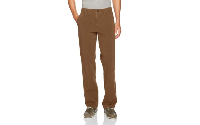  Men's Straight Fit Downtim Flat Front Everday Pants