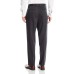  Signature Stretch Classic-Fit Pleated Pants (Charcoal Heather/Stretch, 40X30)