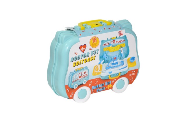 Doctor Set My Bag Suitcase for Online Education and Homeschooling of Toddlers and Children