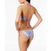  Halter Bralette Top Women’s Swimsuit (Shell Print, S)