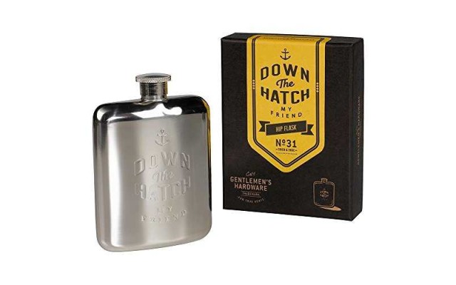 Down The Hatch Hip Flask