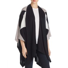 Echo Colorblock Everyday Luxe Ruana (One Size, Black)