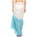 Echo Design Women’s Ombre Tassel Pareo Pacific Teal Scarf One Size