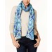  Paisley Oblong Wrap & Scarf in One (Navy, One Size)