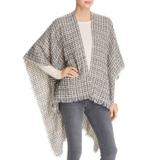 Echo Women’s Metallic Tweed Ruana Poncho