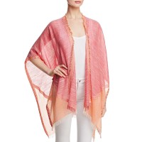 Echo Women’s Surf Club Corner Color-Block Ruana Poncho