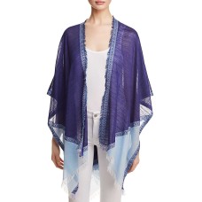 Echo Women’s Surf Club Corner Color-Block Ruana Poncho
