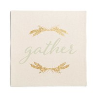 Elrene Gather Placemat (Green, 15 x 15)