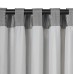 Elrene Home Fashions 026865721836 3-in-1 Blackout Energy Efficient Lined Rod Pocket Window Curtain Drape Panel, 52" x 84", Silver