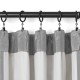 Elrene Home Fashions 026865721836 3-in-1 Blackout Energy Efficient Lined Rod Pocket Window Curtain Drape Panel, 52" x 84", Silver