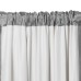 Elrene Home Fashions 026865721836 3-in-1 Blackout Energy Efficient Lined Rod Pocket Window Curtain Drape Panel, 52" x 84", Silver