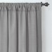Elrene Home Fashions 026865721836 3-in-1 Blackout Energy Efficient Lined Rod Pocket Window Curtain Drape Panel, 52" x 84", Silver