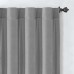 Elrene Home Fashions 026865721836 3-in-1 Blackout Energy Efficient Lined Rod Pocket Window Curtain Drape Panel, 52" x 84", Silver