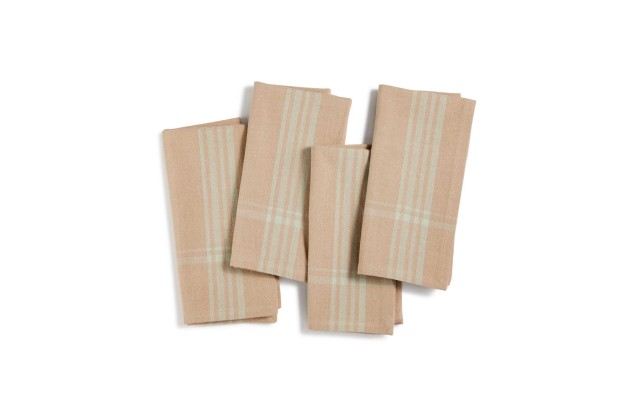  Savanna Bistro Set of 4 Napkins (Green)