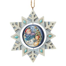 Enesco Jim Shore Promo Snowman Ornament