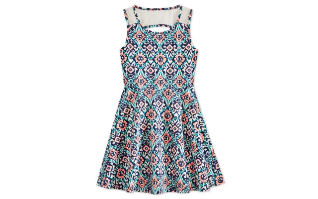  Boho Lace Back Dress, Big Girl