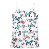 Epic Threads Butterfly-Print Cami, Big Girls (White Mixed, S)