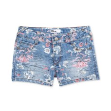 Epic Threads Floral-Print Denim Shorts