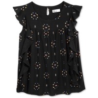 Epic Threads Geo-Print Ruffle Tops