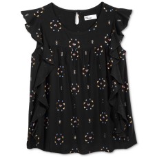 Epic Threads Geo-Print Ruffle Tops