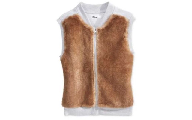  Girls’ Faux Fur Vests