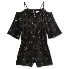 Epic Threads Girl's Printed Cold-Shoulder Rompers