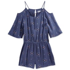 Epic Threads Girl's Printed Cold-Shoulder Rompers