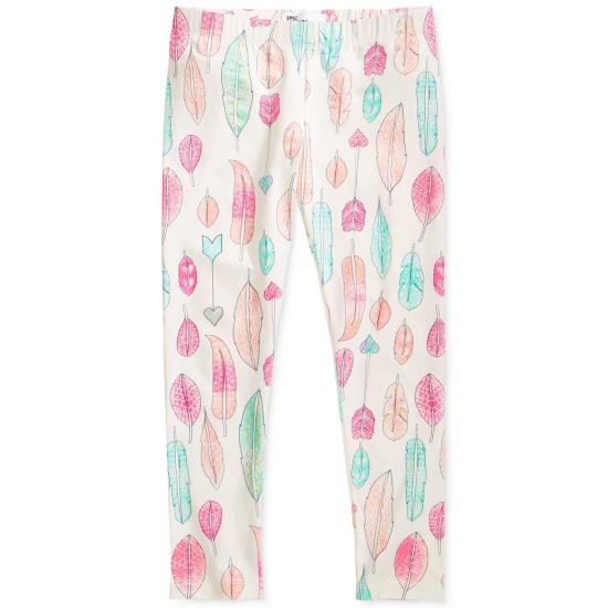  Girls Toddler & Little Mix And Match Feathers Leggings