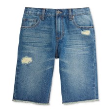 Epic Threads Little Boys’ Frayed Destructed Denim Shorts