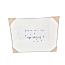 ‘Everyday Im Sparkling’ Framed Print 14×18 (Everyday I’m sparkling)