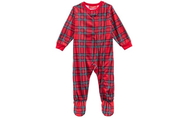  Infant Brinkley Plaid Footed Pajamas