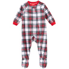 Family Pajamas Infant Brinkley Plaid Footed Pajamas