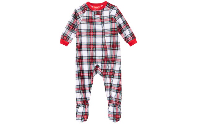  Infant Brinkley Plaid Footed Pajamas