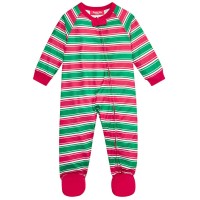Family Pajamas Infant Crushed It Stripe Footed Pajamas
