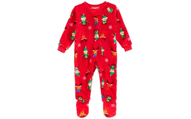  Infants Elf Footed Pajamas