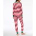  Matching Women’s Holiday Stripe Pajama Sets