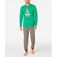 Family Pajamas Men’s Crushed It Striped Pajama Sets