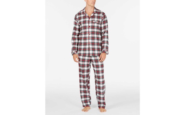  Men’s Stewart Plaid Pajama Sets