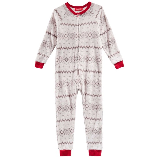  Winter Fairisle Body Suit, Available In Toddler And Kids Pajamas