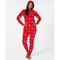 Family Pajamas Women’s Matching Elf Hooded One-Piece Pajamas