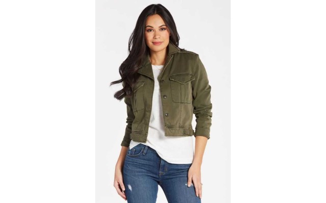  Women’s Eisenhower Cropped Military Jacket