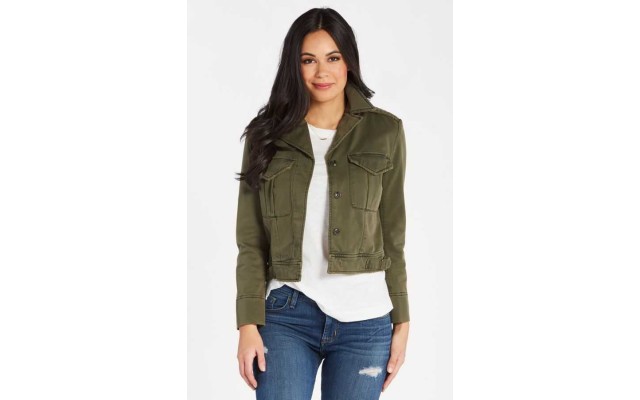  Women’s Eisenhower Cropped Military Jacket