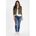  Women’s Eisenhower Cropped Military Jacket