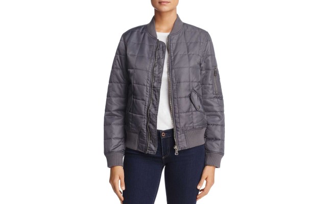  Women's Quilted Bomber Jacket